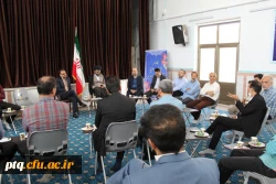 اولین جلسه همگرایی وهم اندیشی مدیریت امور پردیس های دانشگاه فرهنگیان استان قم با کارکنان پردیس آیت الله طالقانی (ره) 6