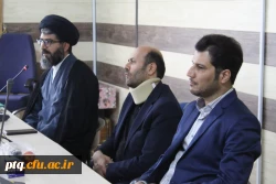  معارفه جناب آقای دکتر توکلی با سمت معاون آموزشی وپژوهش وفرهنگی پردیس آیت الله طالقانی قم
 2