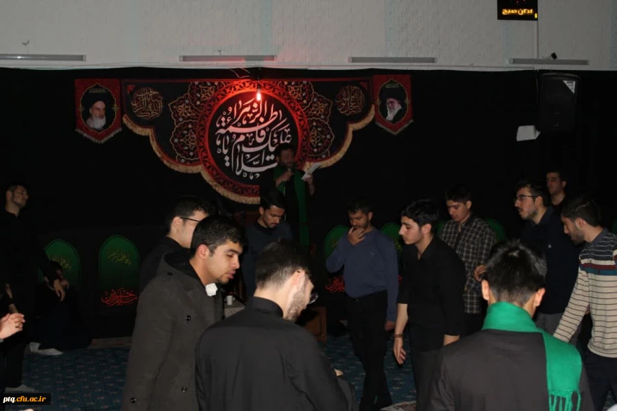 برگزاری مراسم فاطمیه اول در پردیس آیت الله طالقانی(ره) 2