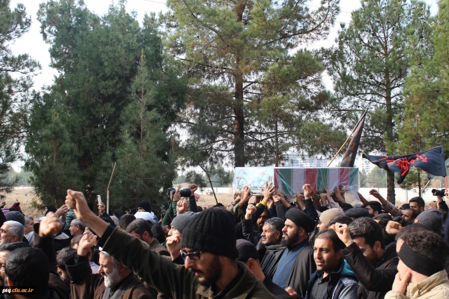 برگزاری مراسم تشییع و تدفین شهید گمنام در پردیس 4