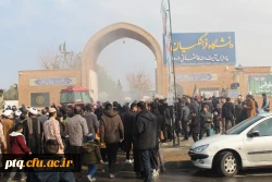 برگزاری مراسم تشییع و تدفین شهید گمنام در پردیس 5