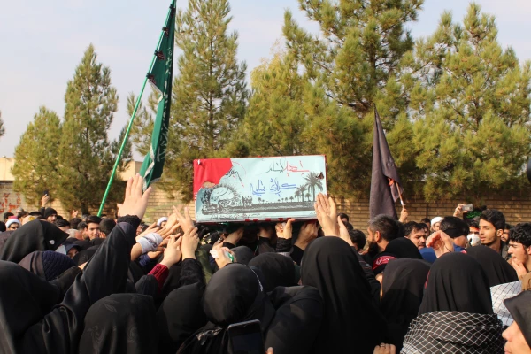 برگزاری مراسم تشییع و تدفین شهید گمنام در پردیس 7