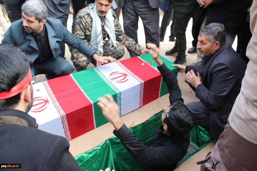 برگزاری مراسم تشییع و تدفین شهید گمنام در پردیس 8