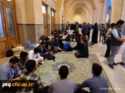 حضور و بازدید دانشجو معلمان پردیس آیت الله طالقانی قم از نمایشگاه بین المللی قرآن کریم 5