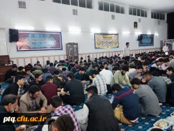 برگزاری مراسم افطاری در پردیس 5