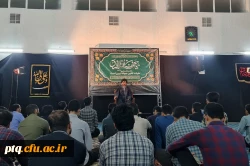 برگزاری مراسم شهادت امام صادق (ع) در پردیس 3