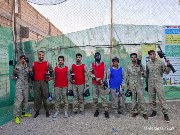 برگزاری مسابقه پینت بال به مناسبت هفته دفاع مقدس 3