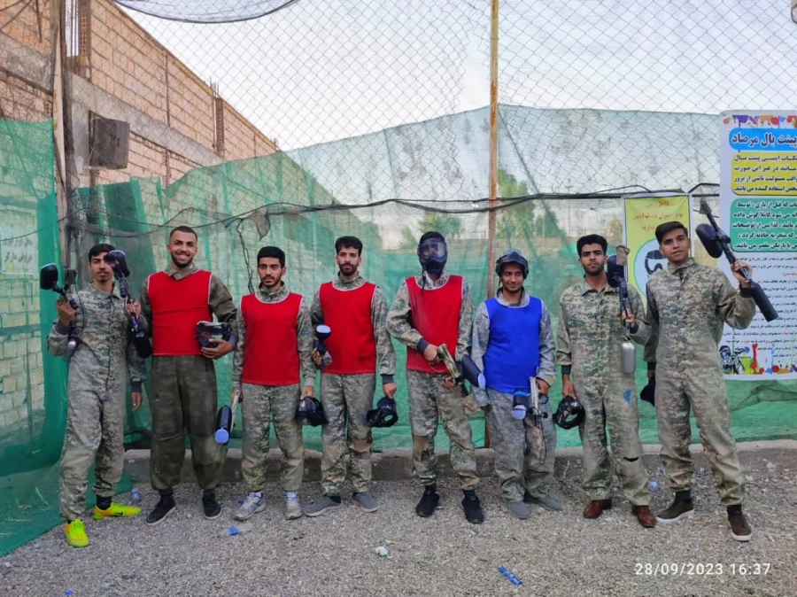 برگزاری مسابقه پینت بال به مناسبت هفته دفاع مقدس 3