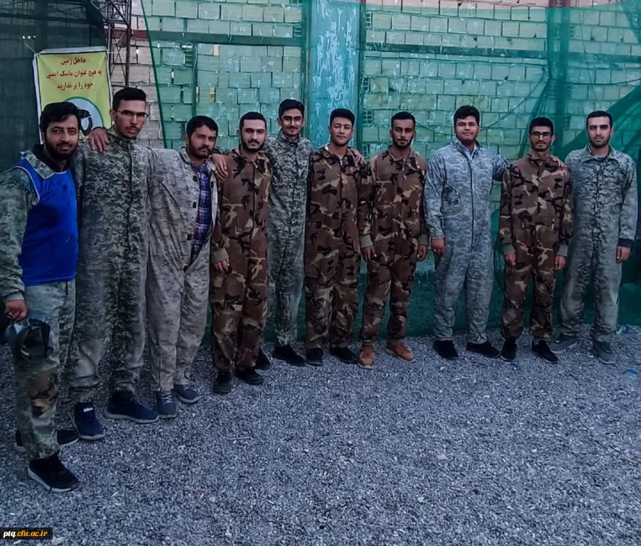 برگزاری مسابقه پینت بال به مناسبت هفته دفاع مقدس 5