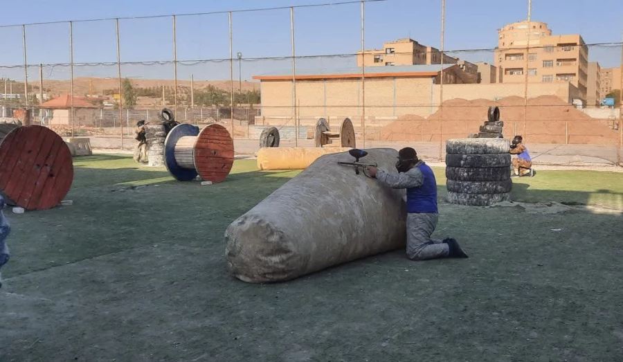 برگزاری مسابقه پینت بال به مناسبت هفته دفاع مقدس 7