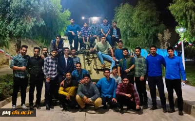 بازدید از نمایشگاه یاد یاران، به مناسبت هفته دفاع مقدس و میلاد با سعادت پیامبر اسلام «ص» و امام صادق «ع»