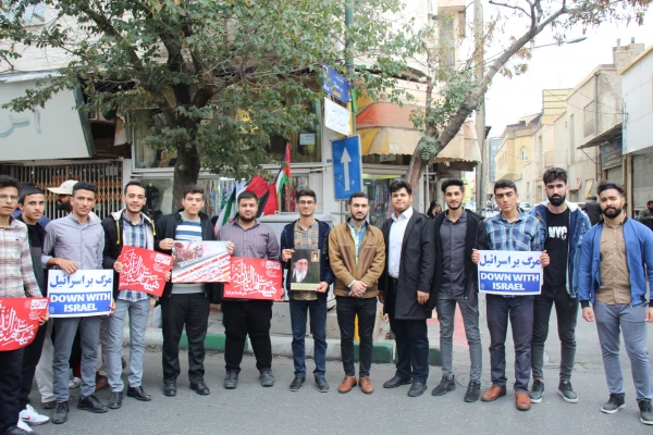 حضور دانشجومعلمان دانشگاه فرهنگیان قم در در راهپیمایی ۱۳ آبان 5