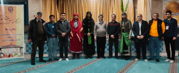 کسب رتبه اول در جشنواره کشوری سرود و هنرهای نمایشی(روایت حبیب) در رشته تعزیه توسط دانشجو معلمان پردیس آیت الله طالقانی 7