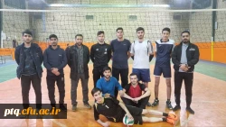  مسابقات ورزشی دانشجومعلمان پردیس آیت الله طالقانی(ره) به مناسبت ایام مبارک دهه فجر تحت عنوان