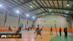  مسابقات ورزشی دانشجومعلمان پردیس آیت الله طالقانی(ره) به مناسبت ایام مبارک دهه فجر تحت عنوان